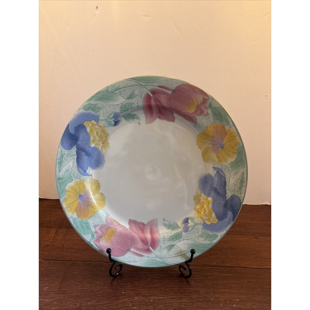 Sango PASSION 10 3/4" Dinner PLATE 4805 Floral Some Scratches